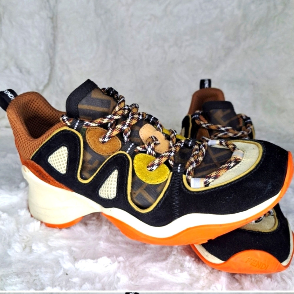 FENDI Ffluid sneakers size UK 8